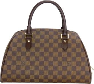 Louis Vuitton Pre-owned Canvas Handtas - Dames - Vintage Handtas - Bruin - ONE Size - Vintage