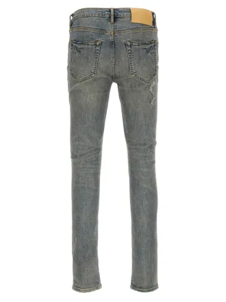 Purple P001 Jeans - Light Blue