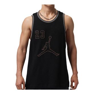 Nike Jordan Brooklyn Festival Knit Jersey Black Pale Ivory IF1953-010