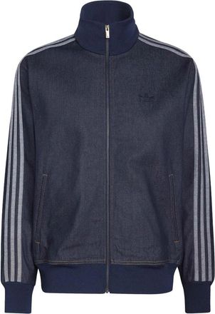 adidas Firebird Adicolor Raw Denim Track Top - Heren - Trainingsjackets - Blauw - S - Denim - Fitness