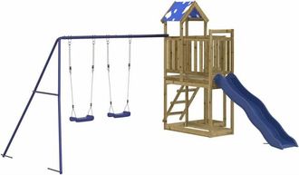 vidaXL Parque Infantil De Exterior Madera De Pino Impregnada Vidaxl