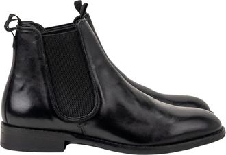 Hudson Chelsea Laarzen - Bota Madden - Heren - Chelseaboots - Zwart - 45 EU - Leer - Schoenen