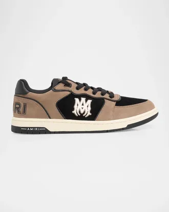 Amiri Newport Leather Low-Top Sneakers