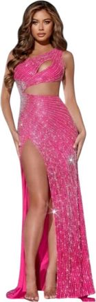 Jovani Julia Long Formal Prom Dress Gown In Pink