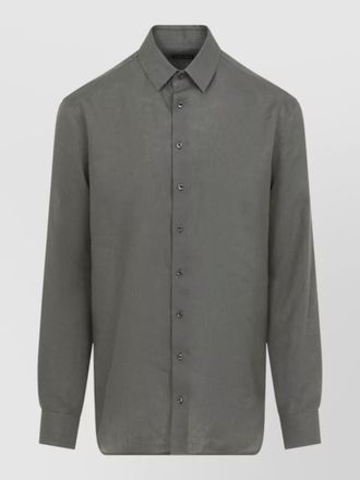 Giorgio Armani armani long sleeve shirt button collar cuffs