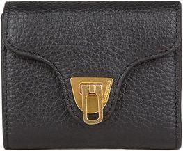 Coccinelle Womens Wallet Black Cowhide Bags