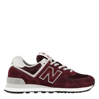 New Balance 574 Classic su&egrave;de sportschoenen voor heren (Wijn)