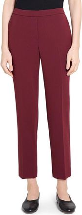 Theory Treeca Pull-On Trousers in Grenache - 1Pa at Nordstrom, Size 12