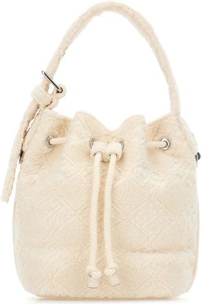 Tory Burch Emmertassen - Dames - Schoudertassen - Beige - ONE Size - Katoen - Tassen