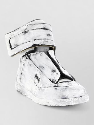 Maison Margiela leather high-top sneakers
