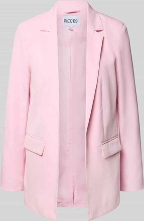 Pieces Loose Fit Longblazer mit Abn&auml;hern Modell BOZZY in Altrosa Melange, Gr&ouml;&szlig;e XL