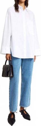 By Malene Birger Derris Organic Cotton Shirt In Pure White