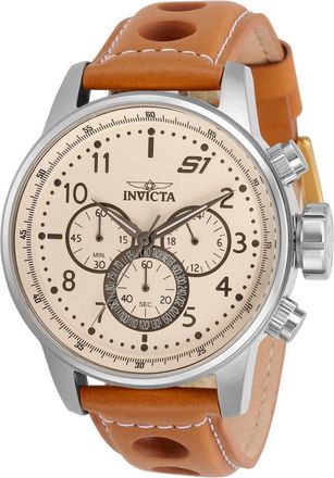 Invicta S1 Rally 30914 Heren Horloge - Quartz Uurwerk - Roestvrij Staal met witte Wijzerplaat - 46mm