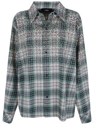 Amiri Shirt Flannel Crystal Os Western