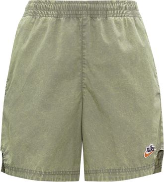 Nike Retro Washed Denim Casual Mens Shorts Green DC1878-320