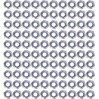 OEM Kit De Fijaci&oacute;n De Acero Inoxidable, 100 Piezas, Tuerca De Bloqueo De Nailon, Tuerca De Bloqueo, Kit De Mantenimiento M8