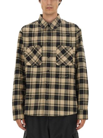 Off-white Check Print Shirt