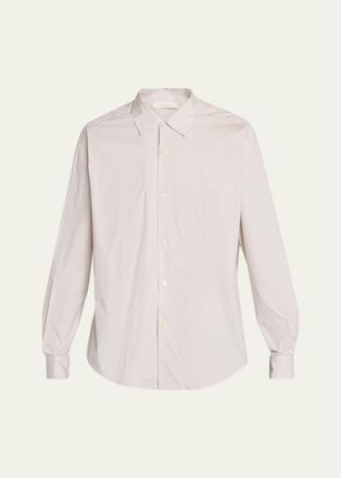 The Row Mens Vanja Cotton Stripe Dress Shirt