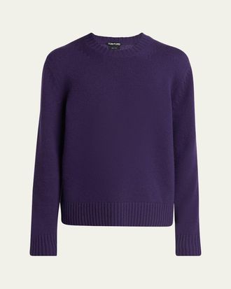 Tom Ford Mens 5 Gauge Cashmere Crewneck Sweater