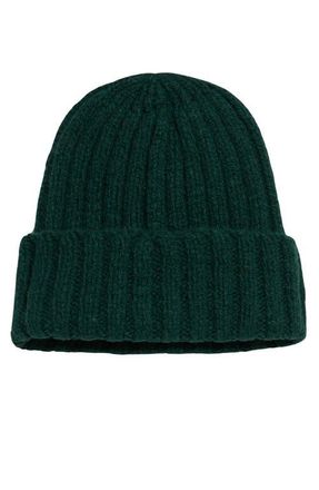 Fortela Shetland Wool Beanie in Green at Nordstrom