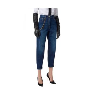 Elisabetta Franchi Mujer, Vaqueros, Azul, Talla: W27