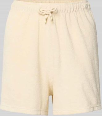 Lanius Lanius Regular Fit Shorts mit elastischem Bund in Ecru, Gr&ouml;&szlig;e 38
