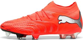 Puma Mens Future.1 FG Firm Ground Football Boots Red/Silver 10 UK