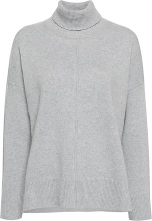 Eleventy Relaxed Fit Turtleneck Sweater with Vertical Seam Detail