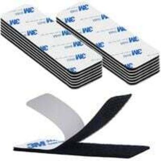 OEM 20 Pezzi Di Strisce Adesive Biadesive Antigraffio 3 X 10 Cm, Nastro Adesivo 3m Extra Forte Con Velcro, Adesivo Rettangolare, Nastro Adesivo Assortito