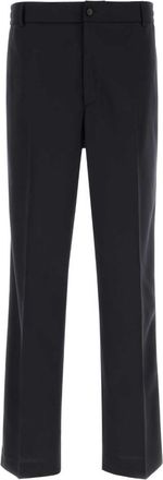 Moncler Dark Blue Solid Trousers