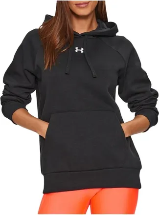 Under Armour Rival Fleece Hoodie - - Sweatshirts & Hoodies - Donna - Nero - XS