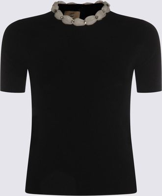 Valentino Black Wool Knitwear