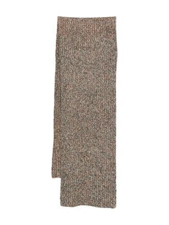 Song for the Mute mélange scarf - unisex - Fabric - One Size - Brown