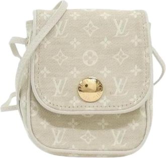 Louis Vuitton Pre-owned Mini Bags, female, Beige, Size: ONE SIZE Pre-owned Canvas Mini Bag