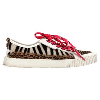 Jimmy Choo London Pre-owned Womens Impala Lo/F Sneakers in Multicolor Ponyhair - Multicolour