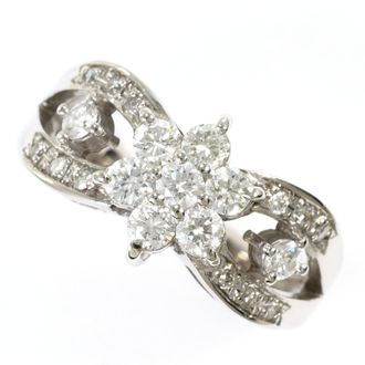 C&A White Gold White Gold (18K) Band Ring (Pre-Owned)