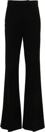 Max Mara high-waist palazzo trousers - women - Elastane/Viscose/Polyamide - 40 - Black