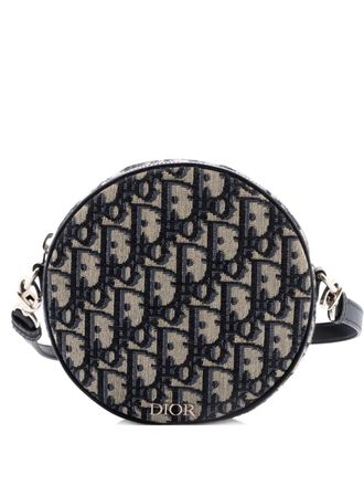 Dior Baby Ball Oblique Canvas crossbody bag - Blauw