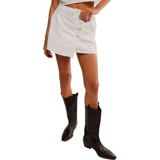 Free People Wynne Denim Skirt in Bright White at Nordstrom Rack, Size 31