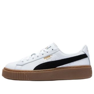 Puma (WMNS) PUMA Basket Platform L White 394369-01