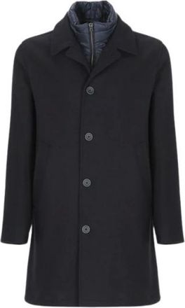 Herno Hombre, Abrigos, Negro, Talla: M
