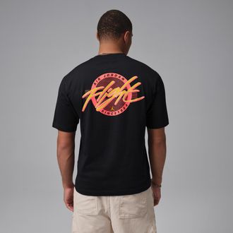 Nike Jordan Mens Jordan Flight T-Shirt in Black | IF3067-010
