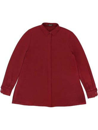 Loro Piana concealed-fastening shirt - Red