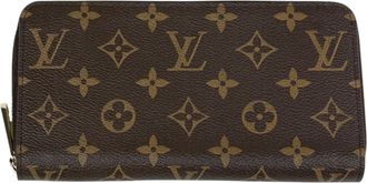 Louis Vuitton Brown Monogram Long Wallet (Bi-Fold) (Pre-Owned)
