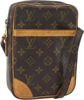 Louis Vuitton Pre-owned Cross Body Bags, female, Brown, Size: ONE SIZE Pre-owned Canvas Cross Body Bag