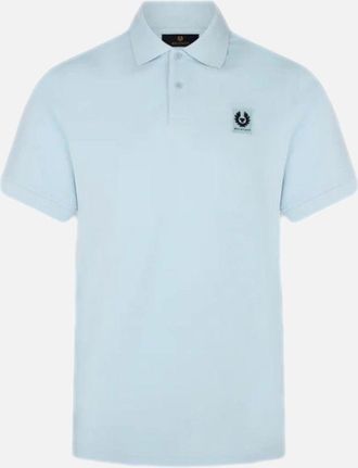 Belstaff Mens Belstaff Polo Shirt Sky Blue - Size: 40