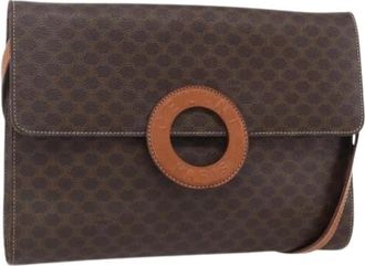 Celine Pre-owned Plastic Crossbody Tas - Dames - Vintage Schoudertas - Bruin - ONE Size - Vintage