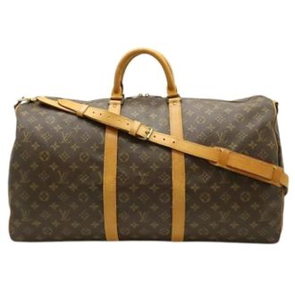 Louis Vuitton Pre-owned Weekend Bags, female, Brown, Size: ONE SIZE Pre-owned Monogram Canvas Boston Bag