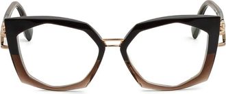 Cazal Occhiali con montatura geometrica - Nero