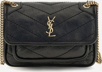 Saint Laurent Borsa a Tracolla Niki mini in pelle vintage Woman UNI